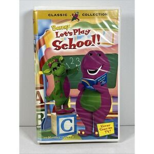 Barney: Let's‎ Play School (VHS, 1999) - TESTED